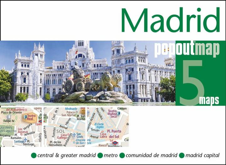 Produktbild Madrid PopOut Map