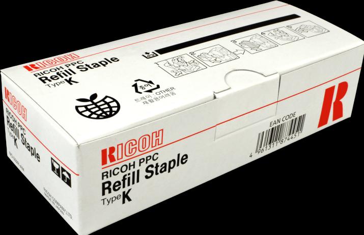 Image du produit RICOH Recharge agrafeuse Type K, paquet de 3 (1 x)