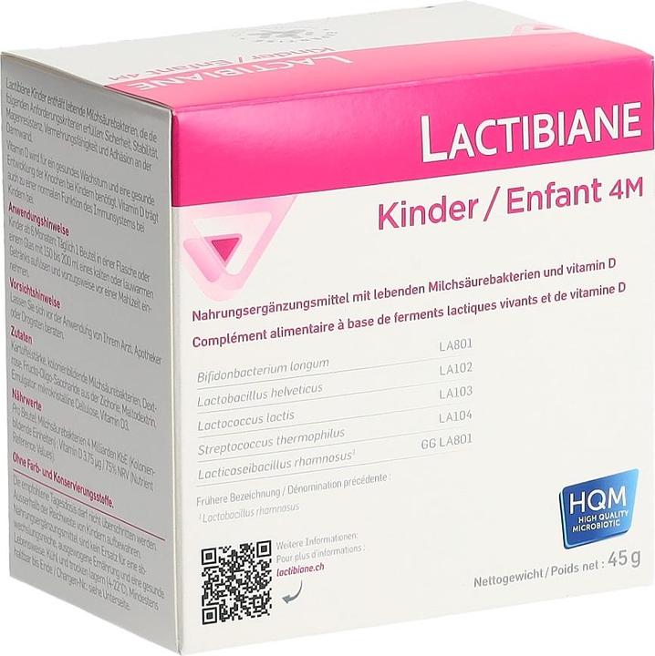 Image du produit Lactibiane Enfants 4M (45 pièce(s), Beutel, 109 g)