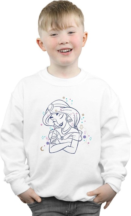 Actual product image Disney Boys Aladdin Princess Jasmine Constellation Sweatshirt (140, 146)