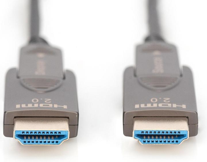 Produktbild Digitus 4K - HDMI® AOC Hybrid Glasfaserkabel mit abnehmbaren Stecker (20 m)
