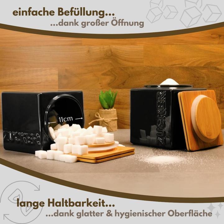 Actual product image HWG Zuckerdose, stapelbar, luftdicht (2 l)