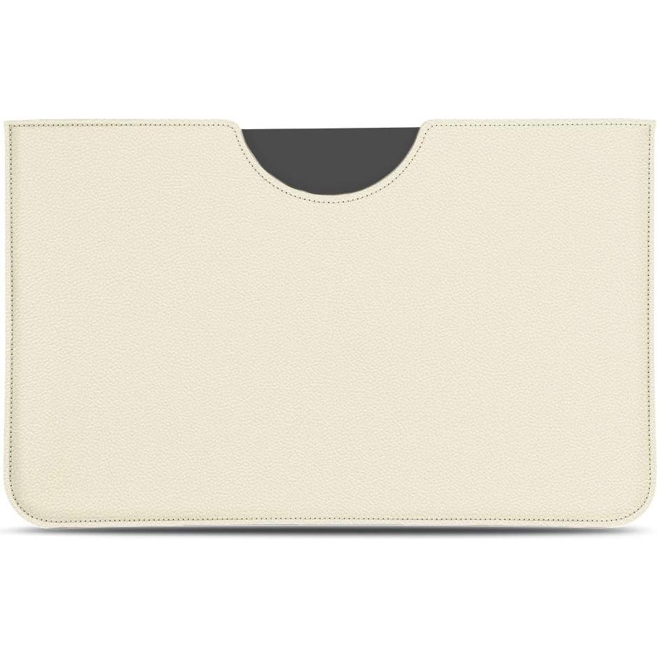 Noreve Lederschutzhülle (iPad 10.2 2019), Tablet Hülle, Weiss