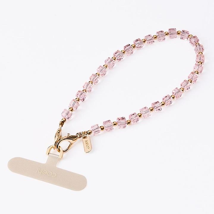 Actual product image Uniq Coehl Candy Gem Handstrap uniwersalny sznurek do telefonu na rękę różowy/pink candy