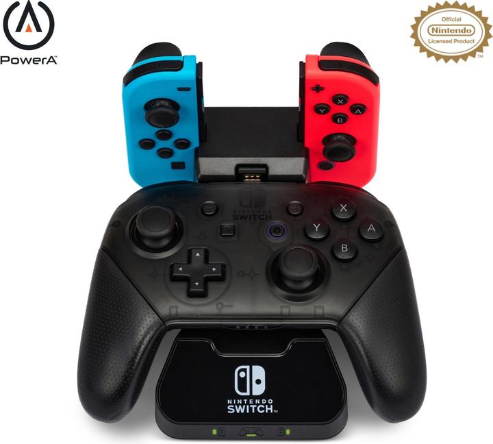 Immagine prodotto PowerA Stazione di ricarica per controller per Nintendo Switch (Switch, Switch OLED)