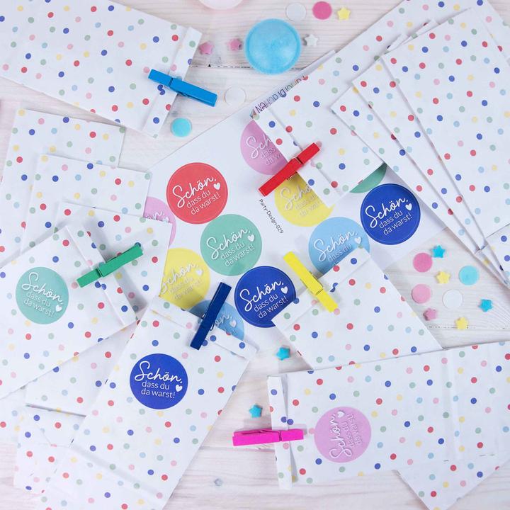 Actual product image Papierdrachen Birthday bags (Gift bag, 24 x)