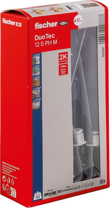 Actual product image Fischer DuoTec 12 S PH M (10 pcs.)