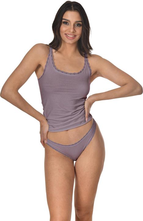 Actual product image Maxte COTTON LACE Tanga Women 5er Pack (L, 5-pack)
