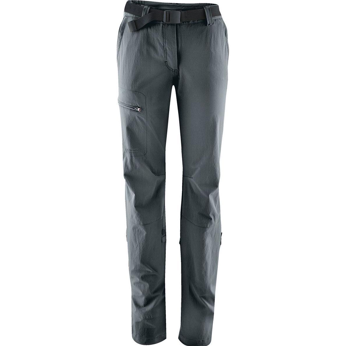 Maier Sports, Damen, Outdoorhose, Lulaka Hose roll up (42), Grau, 42