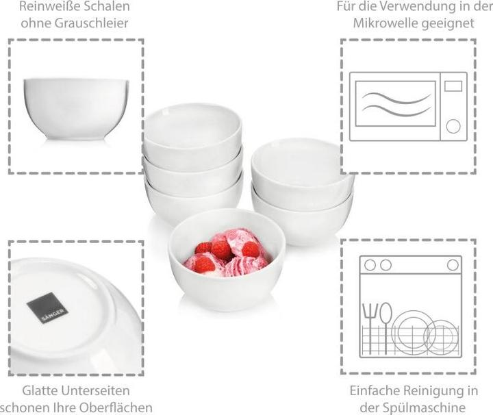 Image du produit Sänger Geschirr Dessertschalen Sunfort (0.40 l, 6 x)