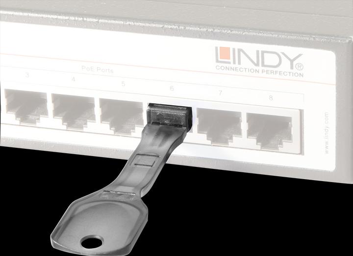Produktbild Lindy RJ45 Port Schloss mit Schlüssel