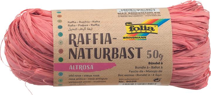 Immagine prodotto Folia Rafia naturale opaca rosa scuro 0,5 mm x 50,0 g (1x)