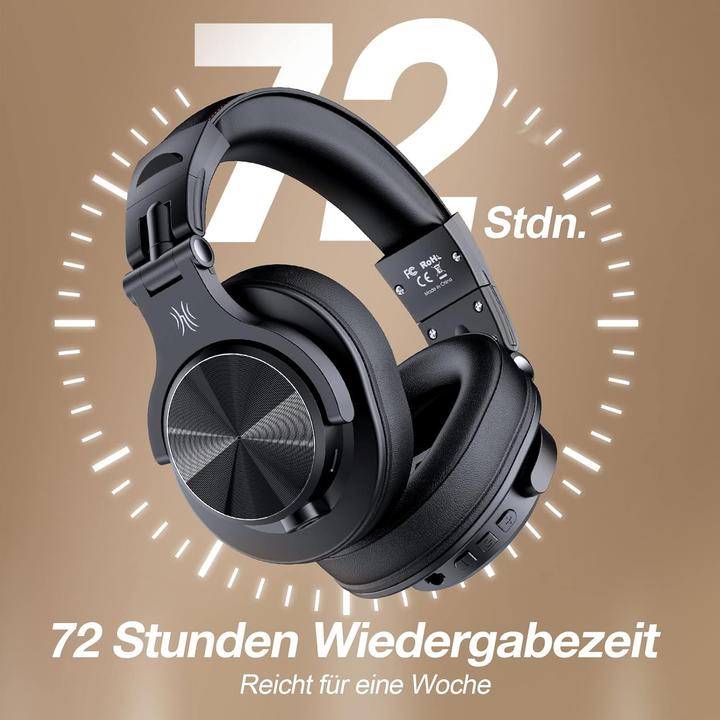 Actual product image OneOdio Kabellose Over-Ear Kopfhörer A70 mit HiFi-Stereo Sound (NC, 72 h, Cable, Wireless)