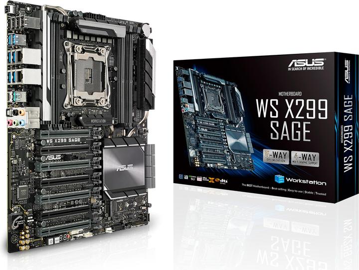 Produktbild ASUS X299 Sage (LGA 2066, Intel X299, SSI CEB)