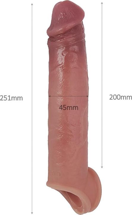 Actual product image Zenn Realistic Penis Sleeve