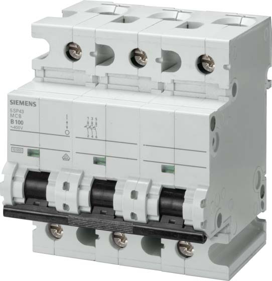 Actual product image Siemens SIEM 5SP4391-7 Miniature circuit breaker 100A