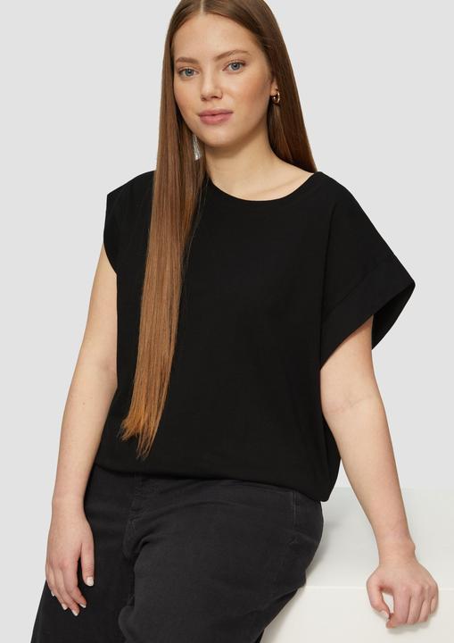 Image du produit S.Oliver T-Shirt Baumwollshirt mit Schulterdetail (44)