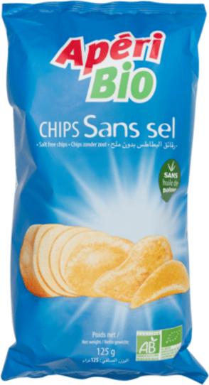 Image du produit Apéri Bio Chips sans sel (125 g)