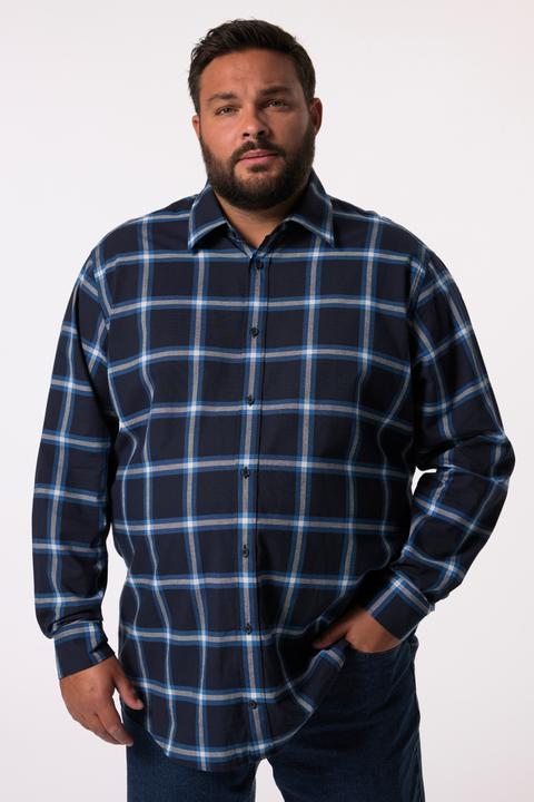Immagine prodotto Men+ Karohemd, Langarm, Kentkragen, Comfort Fit (6XL)