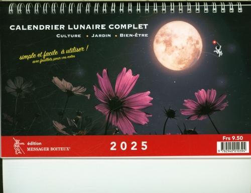 Actual product image Le Messager Boiteux Calendrier lunaire complet 2025 (French)