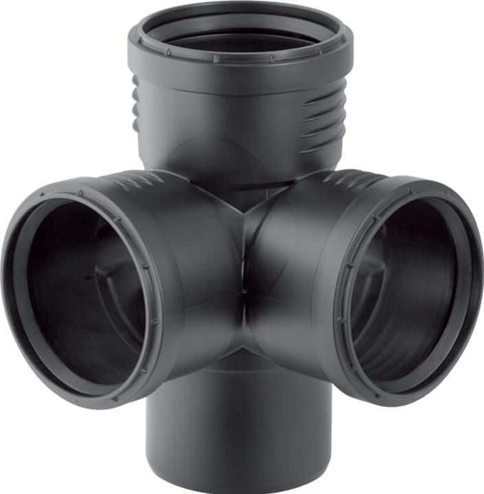 Actual product image Geberit Silent-PP corner branch 87.5° 125mm/110mm/110mm