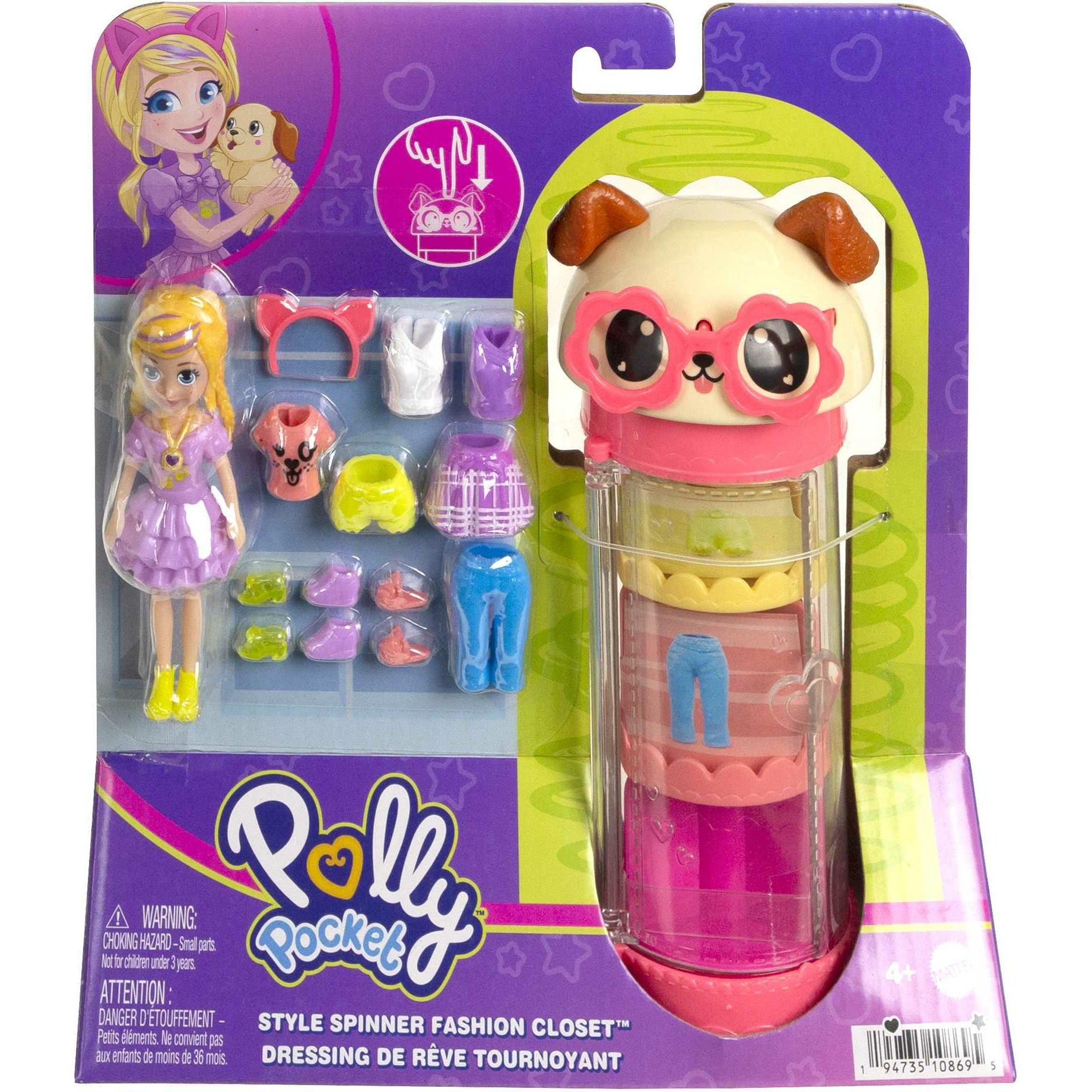 Polly Pocket Karussell-Stil Set HKW06 HKW04