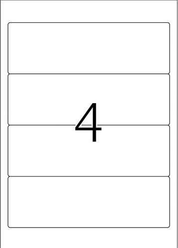 Actual product image HERMA Removable A4 file labels