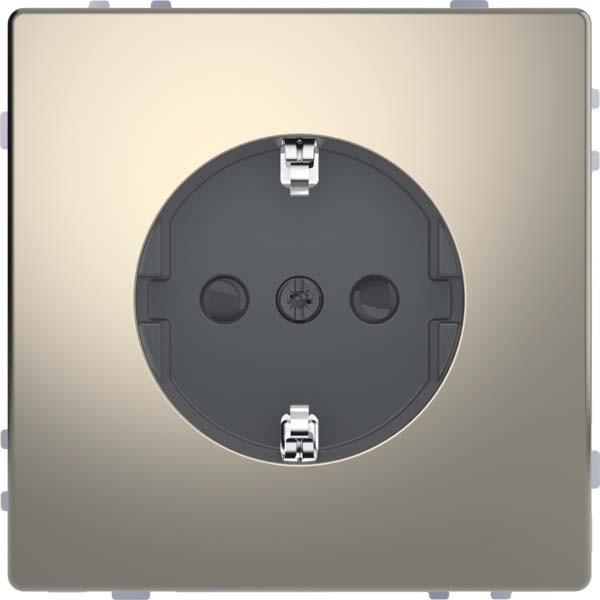 Actual product image Merten SCHUKO socket outlet, BRS, screwless terminals, MEG2300-6050