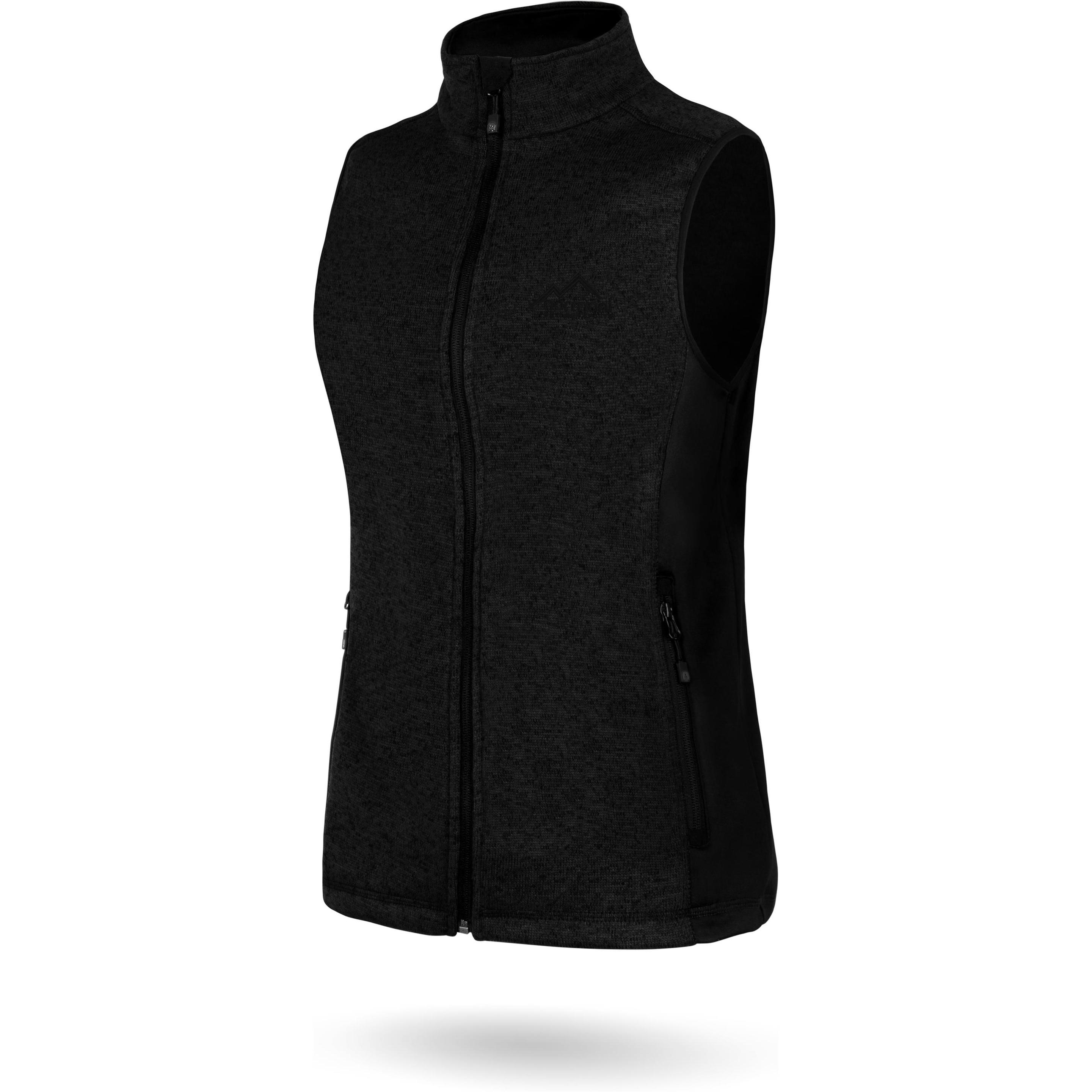 Normani, Damen, Weste, Damen Strickweste „Kashechewan“ - 8831, Schwarz, (XXL)