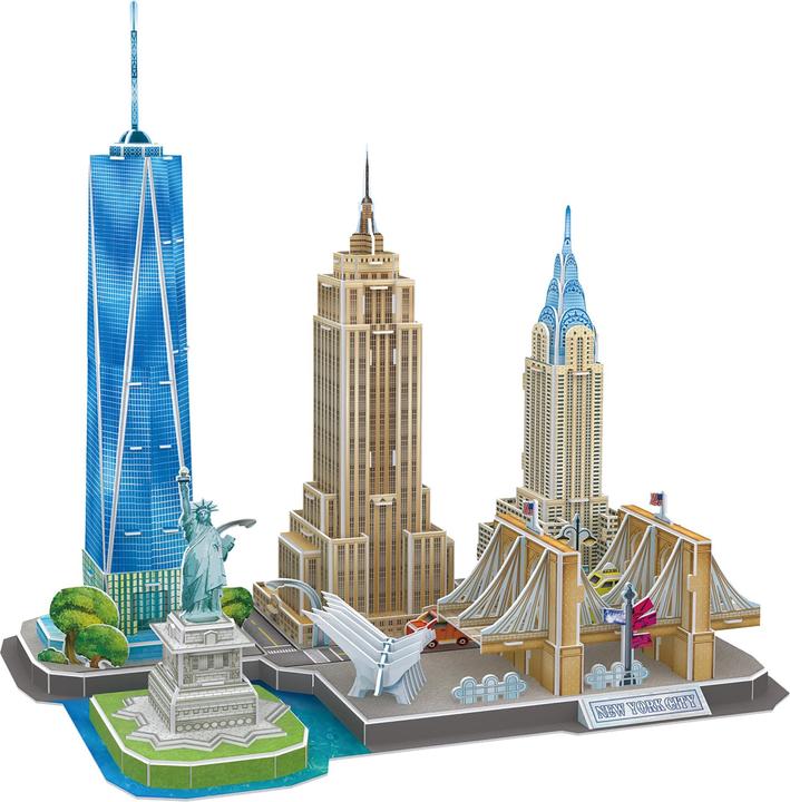 Actual product image Cubicfun Cubic Fun 3d Puzzle City Line New York City (123 pieces)