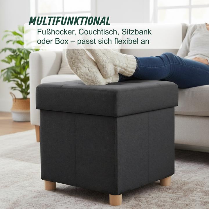 Actual product image Relaxdays Hocker mit Stauraum
