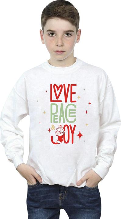 Image du produit Disney - Sweat THE ARISTOCATS MARIE LOVE PEACE JOY - Garçon (128)