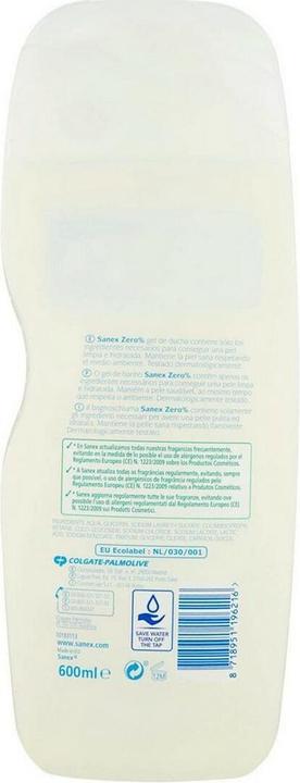 Actual product image Sanex Shower gel Zero TrockHaut (600 ml) (600 ml)