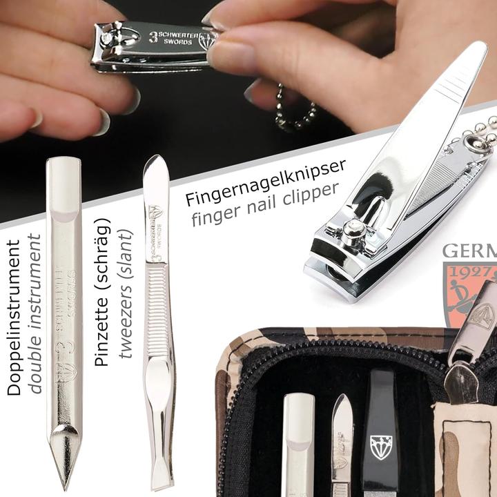 Image du produit Drei Schwerter 5-teiliges Maniküreetui Siena