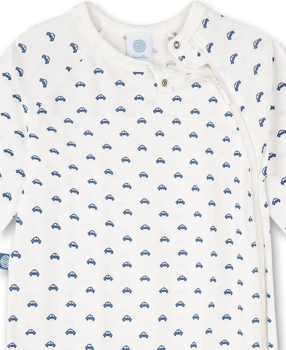 Produktbild Sanetta Jungen Overall Weiss Auto Allover (92)