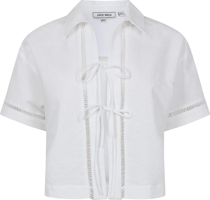 Immagine prodotto Jack Wills Camicia Broderia Cotone Lino Donna (32)