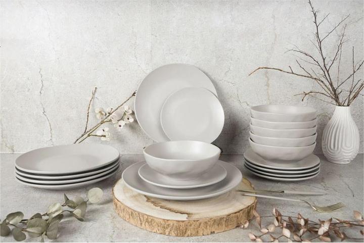 Actual product image BerlingerHaus Haus 18-teiliges Tellerset matt cream Sahara Collection (18 x)