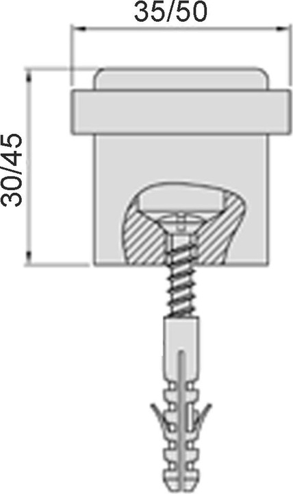 Actual product image Kws Floor door buffer (1 Piece)