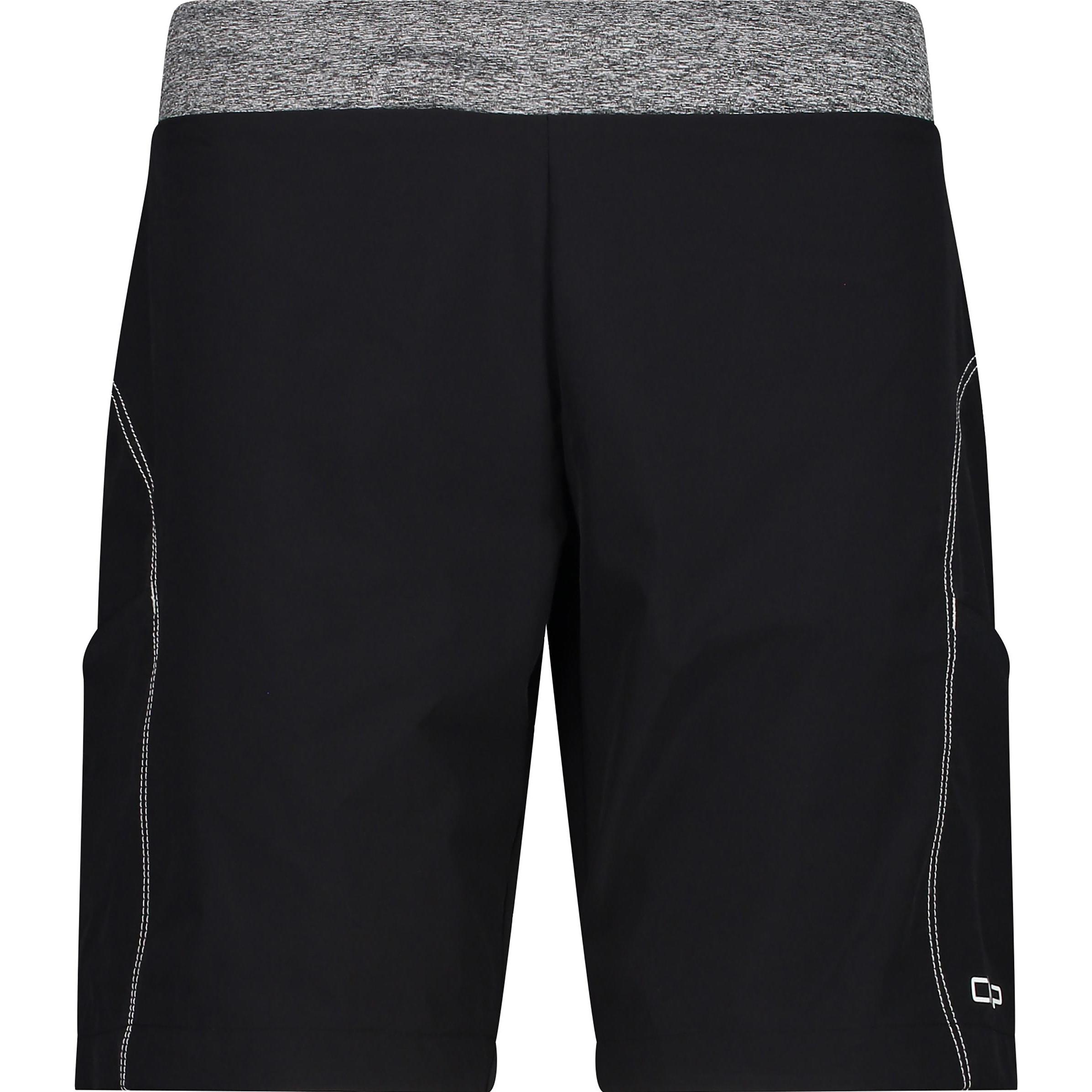 CMP Campagnolo, Damen, Outdoorhose, Light Climb Shorts (46), Schwarz, 46