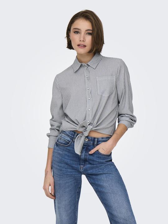 Produktbild Only Onllecey Ls Knot Shirt Noos Wvn (S)