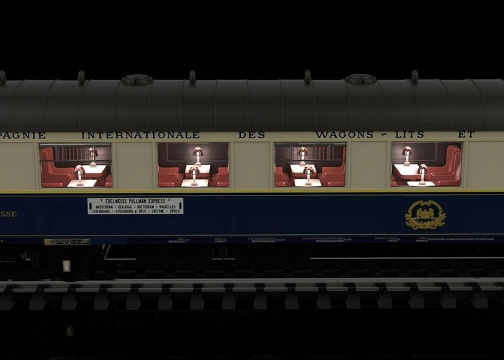 Produktbild Märklin 42470 H0 Pullmanwagen-Set „Edelweiss“ der CIWL (Spur IIG)