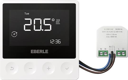 Actual product image Eberle Controls AP-Uhrenthermostat