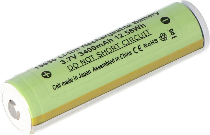 Image du produit Panasonic batteries industrielles pour batterie NCR18650B (1 pcs, 18650, 3400 mAh)
