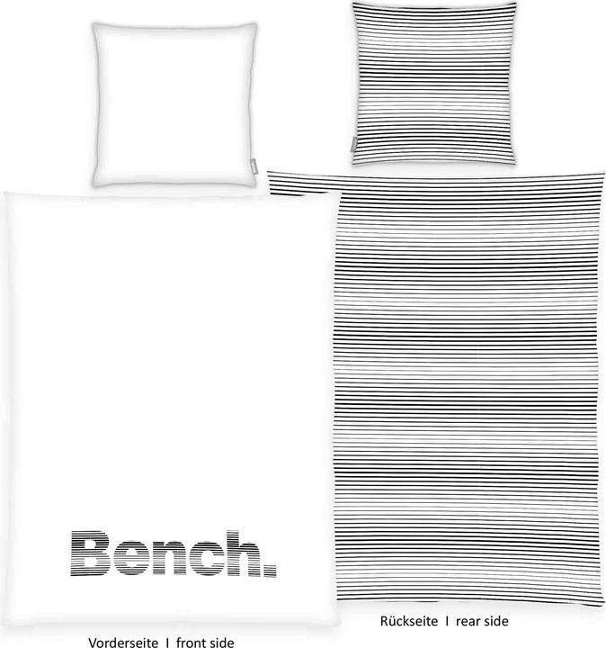 Image du produit Bench Literie "rayée" "Made in Green" (80/80 +135/200 cm) (Set de linge de lit, 135 x 200 cm, 80 x 80 cm)