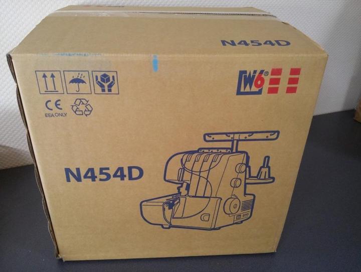 Actual product image W6 Overlock sewing machine N 454D
