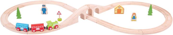 Actual product image Bigjigs Wooden train set