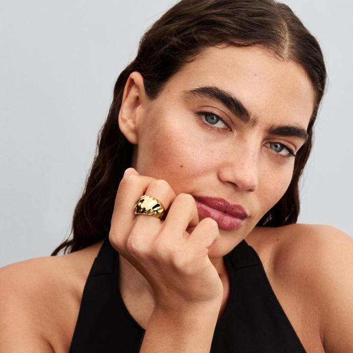 Produktbild Pandora Welliger Statement Ring (56, 925 Silber)