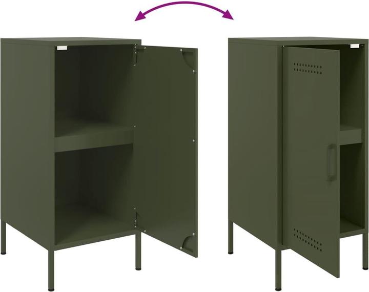 Produktbild vidaXL Sideboard Kaltgewalzter (36 x 36 x 79 cm)