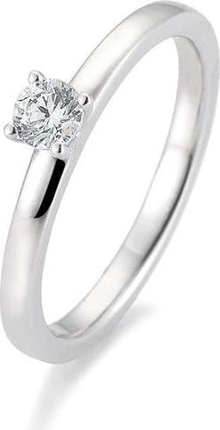 Actual product image Breuning 4 prong set 0.15-0.25 ct. (55, 750/18 K Gold)