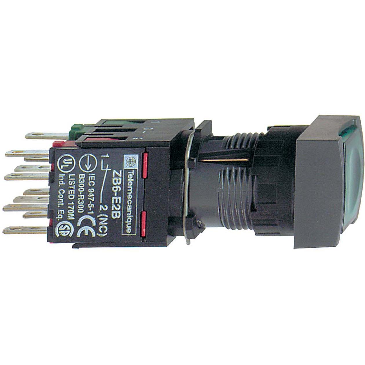 Thumbnail - Schneider Electric Leuchtdrucktaster Gn Xb6cf3b5b, Taster + Schalter, Grün